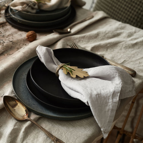 Miral Napkin Set in light grey | Home & Living inspiration | URBANARA