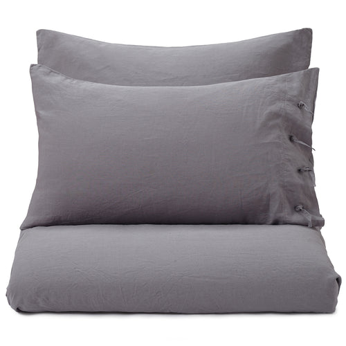 Figuera Linen Bedding [Charcoal]