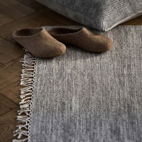 Pugal Runner sandstone melange, 100% wool | High quality homewares
