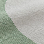 Fontao Cotton Bedspread [Dark sage & Blue fog & Oat milk]