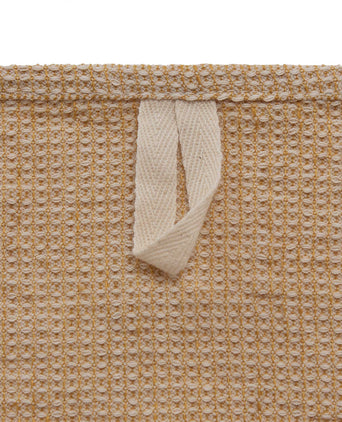 Fraiao Linen Cotton Towel [Pale Ochre & Natural]