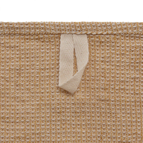 Fraiao Linen Cotton Towel [Pale Ochre & Natural]