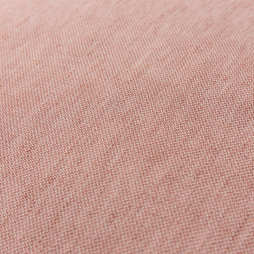 Cushion Cover Freira Rosewood & Natural white, 60% Cotton & 40% Linen | High quality homewares 