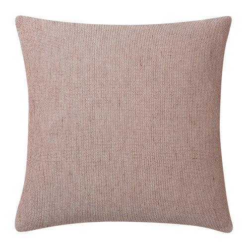 Cushion Cover Freira Rosewood & Natural white, 60% Cotton & 40% Linen