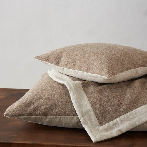 Fyn Large Cushion in brown & natural | Home & Living inspiration | URBANARA