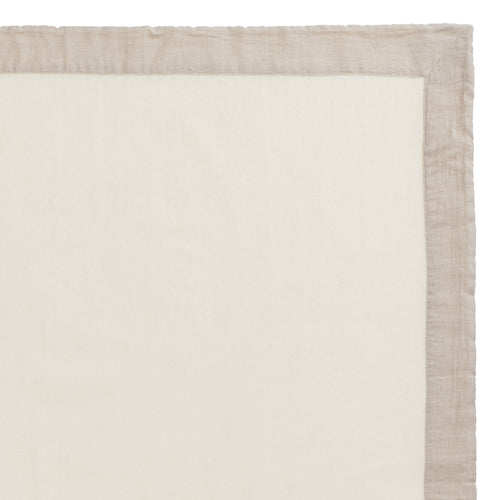 Fyn Blanket off-white & natural, 100% new wool | URBANARA wool blankets