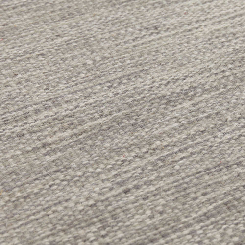 Gravlev Rug grey & light grey & off-white, 50% new wool & 50% cotton | High quality homewares