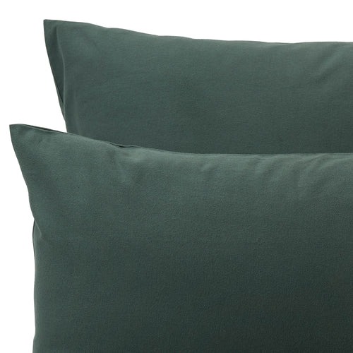 Ilha Flanell Bed Linen [Dark green]