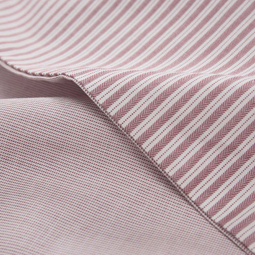 Izeda Duvet Cover dark red & white, 100% cotton | High quality homewares