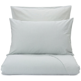 Izeda Duvet Cover green grey & white, 100% cotton