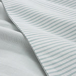 Izeda Duvet Cover green grey & white, 100% cotton | Find the perfect percale bedding