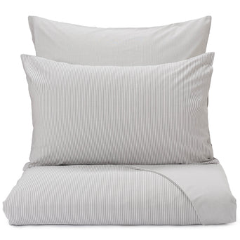 Izeda Duvet Cover light grey & white, 100% cotton