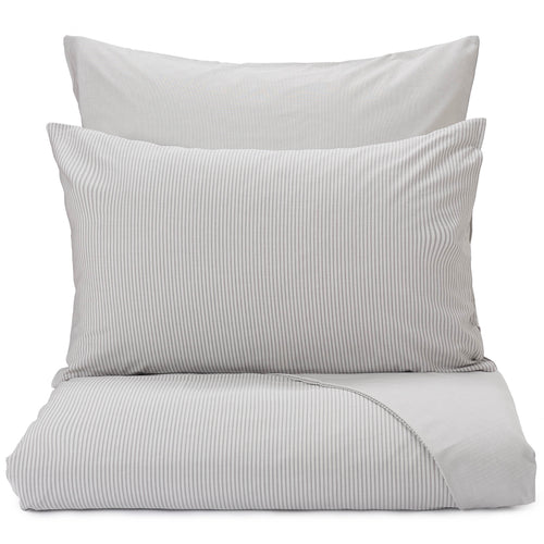 Izeda Duvet Cover light grey & white, 100% cotton