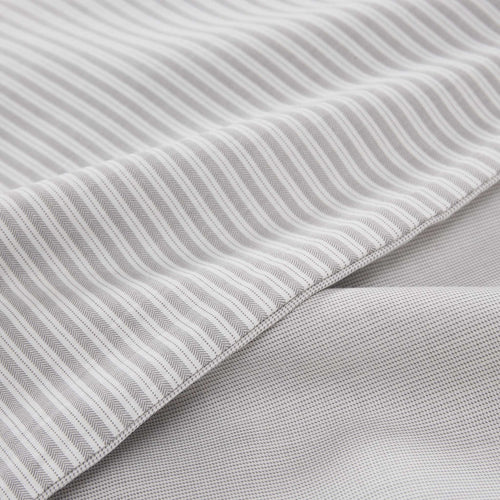 Izeda Duvet Cover light grey & white, 100% cotton | High quality homewares