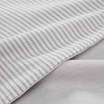 Izeda Duvet Cover light grey & white, 100% cotton | Find the perfect percale bedding