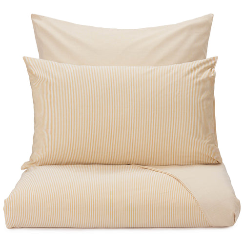 Izeda Pillowcase mustard & white, 100% cotton
