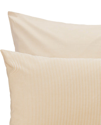 Izeda Duvet Cover mustard & white, 100% cotton