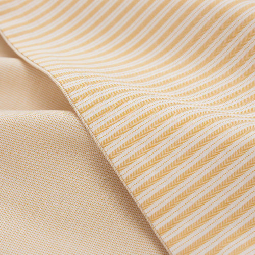 Izeda Pillowcase mustard & white, 100% cotton | High quality homewares