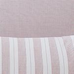 Izeda pillowcase in dark red & white, 100% cotton |Find the perfect percale bedding