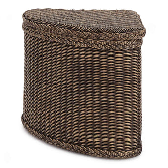 Java Laundry Basket dark brown, 100% rattan