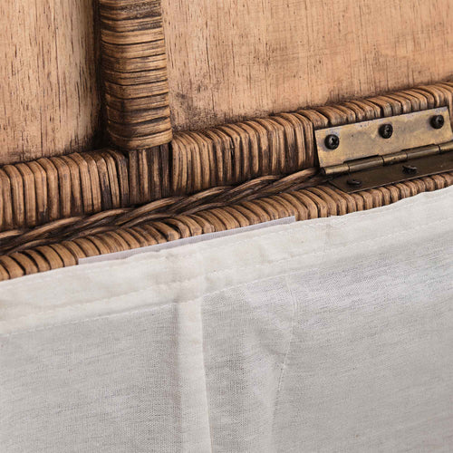 Java Laundry Basket dark brown, 100% rattan | High quality homewares
