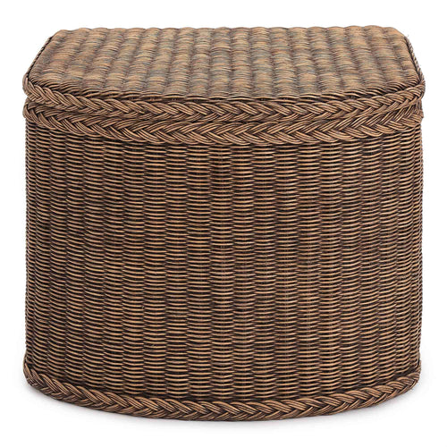 Java Laundry Basket dark brown, 100% rattan & 100% cotton