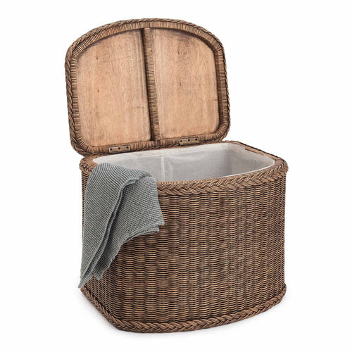 Java Laundry Basket in dark brown | Home & Living inspiration | URBANARA