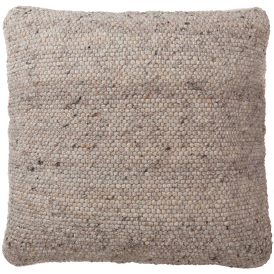 Jindas Cushion Cover [Sandstone melange/Cognac]