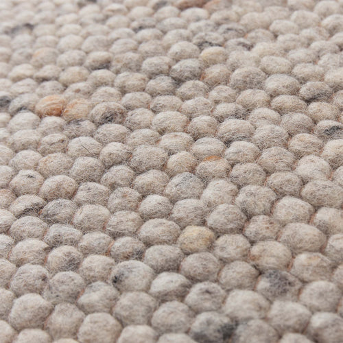 Jindas Cushion Cover [Sandstone melange/Cognac]