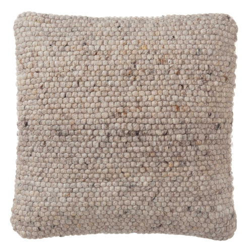 Jindas Cushion Cover [Sandstone melange/Cognac]