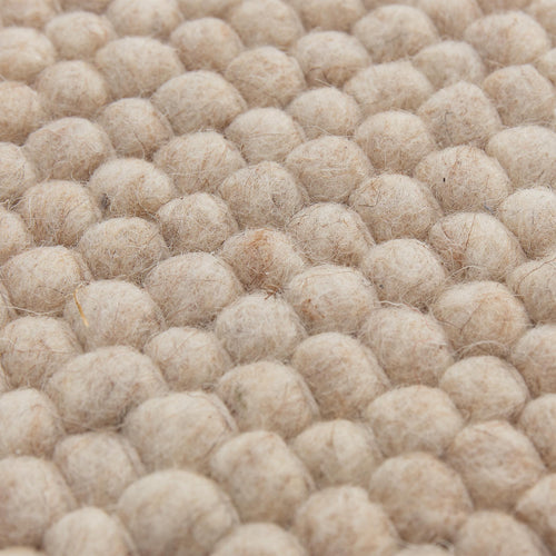 Jindas Rug [Off-White melange & Light brown]