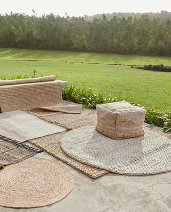Rug Salaya Ivory, 90% Jute & 10% Cotton