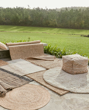 Rug Salaya Natural, 90% Jute & 10% Cotton