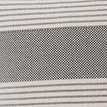 Kadan european linen Quilt [Black/Cream]