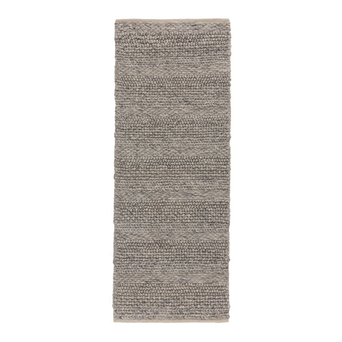 Kagu runner grey melange, 100% wool | URBANARA runners