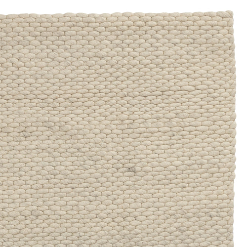 Kalu rug, ivory, 48% wool & 52% cotton