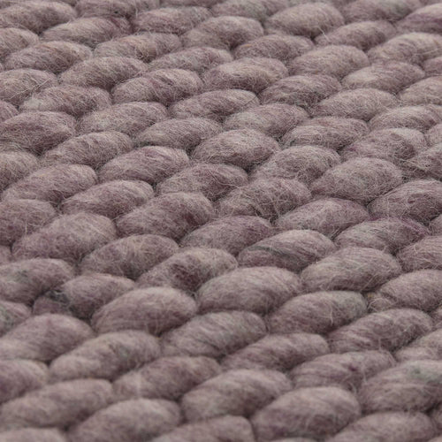 Kalu rug, grey melange, 48% wool & 52% cotton |High quality homewares