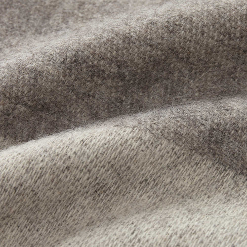 Karby Wool Blanket charcoal & light grey, 100% new wool | High quality homewares