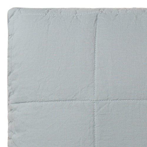 Cushion Cover Karlay Green grey, 100% Linen | URBANARA Bedspreads & Quilts