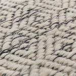 Karwa Wool Rug natural white & black, 100% wool | High quality homewares