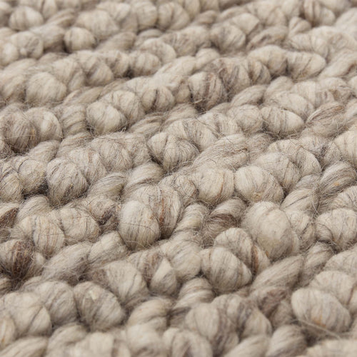 Kasara Wool Rug [Grey brown melange]