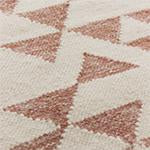 Kenai Wool Rug terracotta & off-white, 60% wool & 40% cotton | URBANARA wool rugs