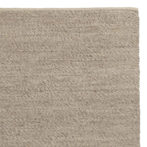 Kesar runner, cream & grey & sand, 60% wool & 15% jute & 25% cotton