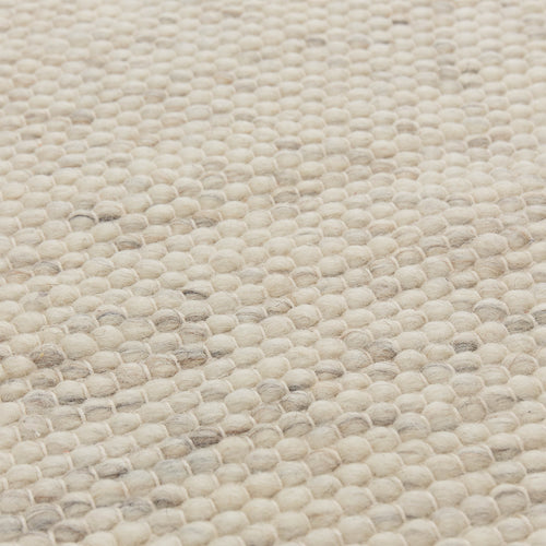 Kesar Runner ivory melange, 60% wool & 15% jute & 25% cotton | High quality homewares