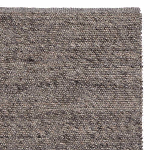 Kesar Runner grey melange, 60% wool & 15% jute & 25% cotton