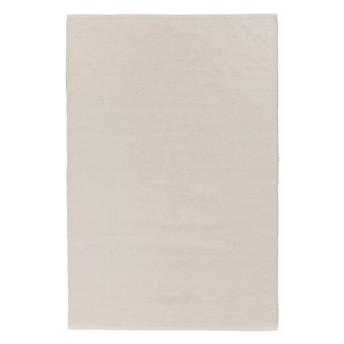 Khara cotton rug in natural white | Home & Living inspiration | URBANARA