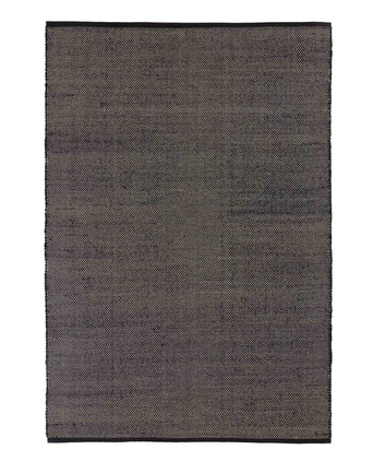 Khara cotton rug black & natural white, 100% cotton