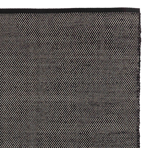 Khara runner black & natural white, 100% cotton
