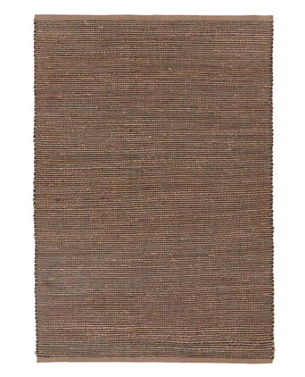 Kheradi jute rug natural & black, 100% jute