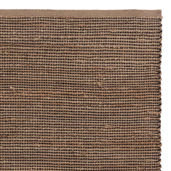 Kheradi jute rug natural & black, 100% jute
